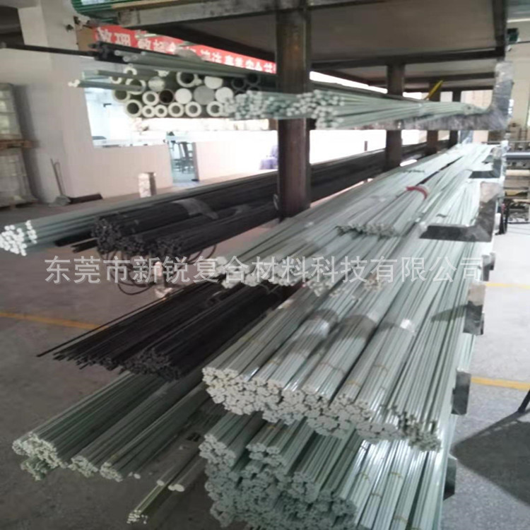 玻璃纤维棒实心纤维棒新锐供应价格优惠玻纤棒材围栏支撑