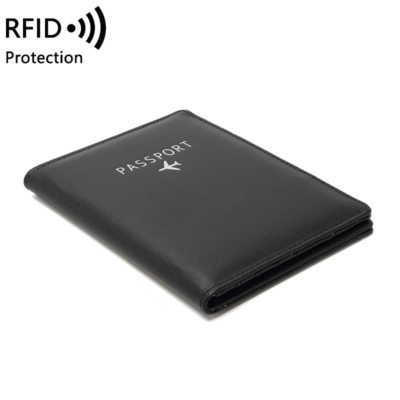 Cross-border RFID anti-theft passport holder, multi-functional document bag for men and women, overseas travel wallet, flight ticket holder
