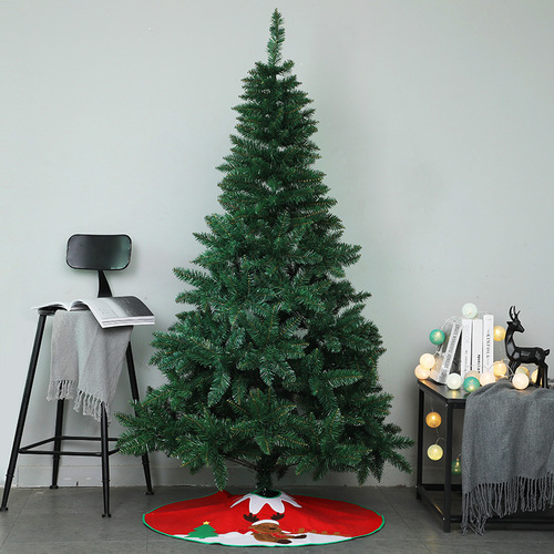 Christmas mini Christmas tree package 60cm1.5m flocked pine needle desktop christmas tree pink PVC