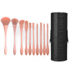 Golden brush contains rose, cup, tools set, new collection, beautiful waist, 10 pieces