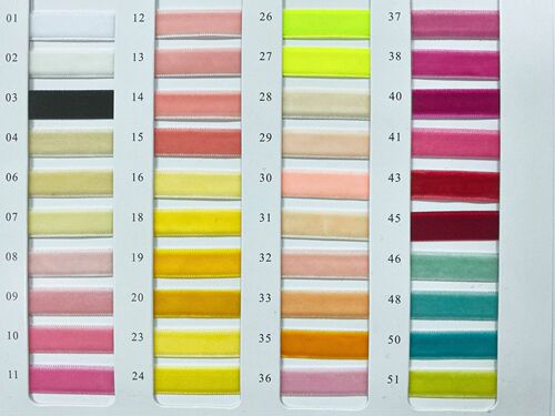 Three-top single-sided velvet ribbon, handmade clothing, hair accessories, bow accessories, gift box, flower packaging, ribbon, flocking tape