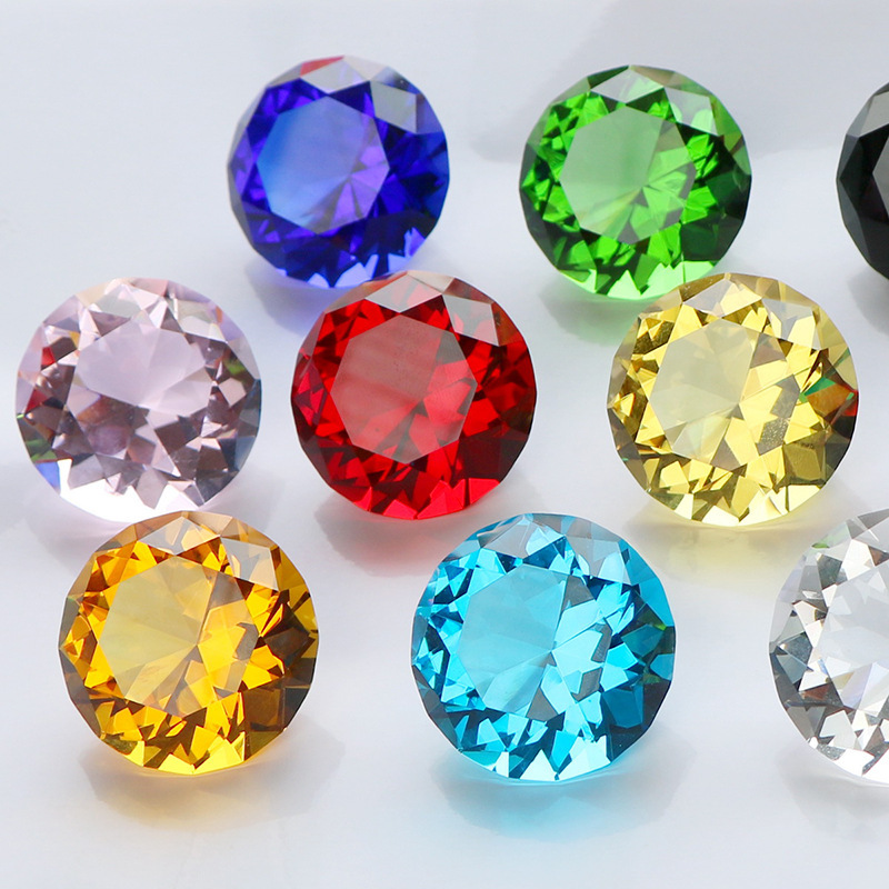 Cross-Border Amazon Crystal Diamond Color Nail Art Accessories Home Wedding Photography Props Modern Minimalist Style