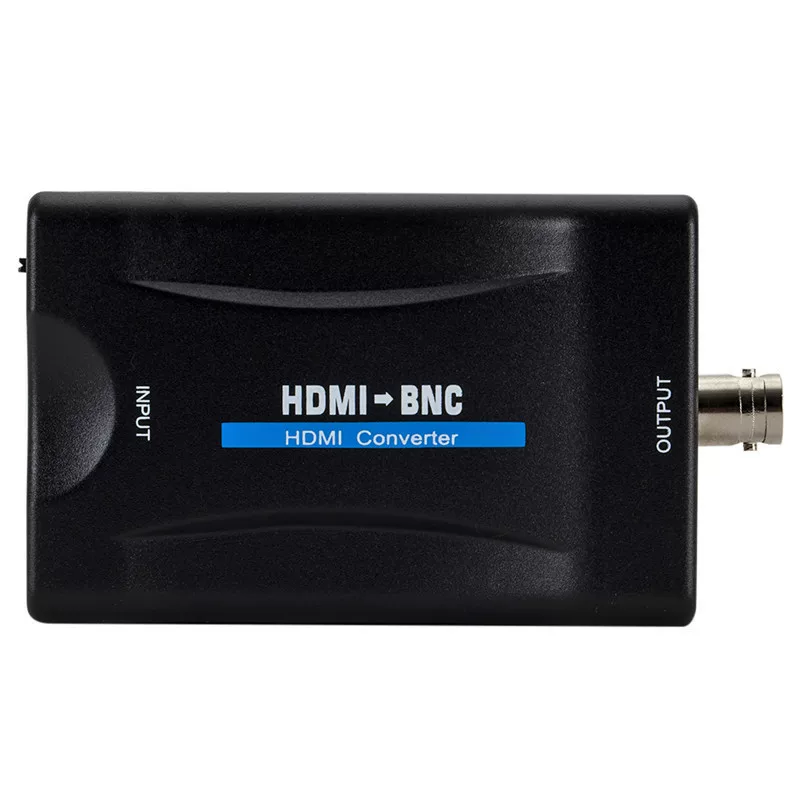 Преобразователь HDMI в BNC, видеоконвертер HDMI→BNC, совместимы PAL/NTSC, две формы вывода