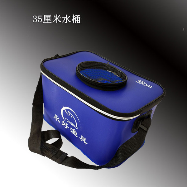 EVA fishing folding bucket water tank square eva bucket folding live…