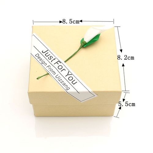 [Wholesale] 2 colors - red and black gift box, exquisite and affordable solid color watch box, square watch box, box