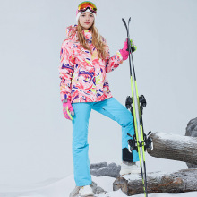 南征北战女士单板双板滑雪服套装防风防水保暖透气滑雪服衣裤登山