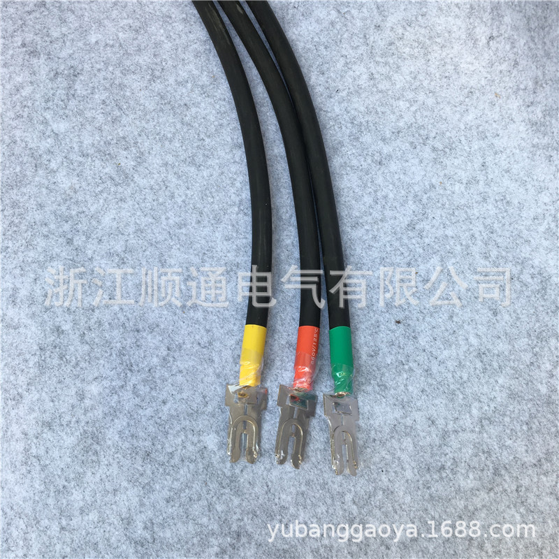开关柜一次接插件带导线电缆线 SYJ-35-125A-500  SYJ-25-500MM