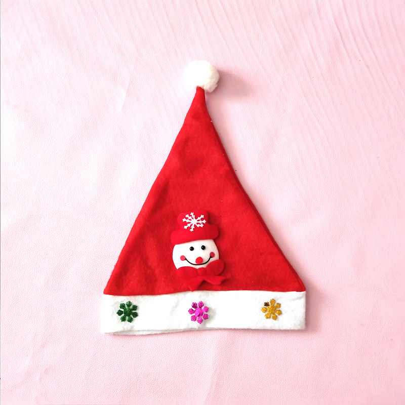 산타 모자 눈사람