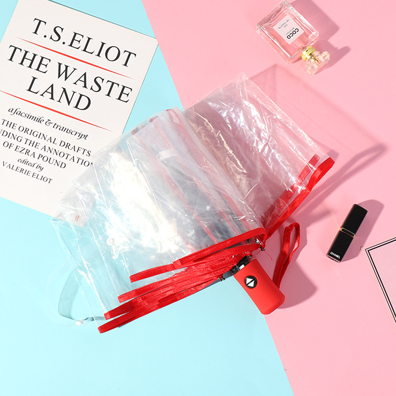 Borde rojo automático (mango rojo)