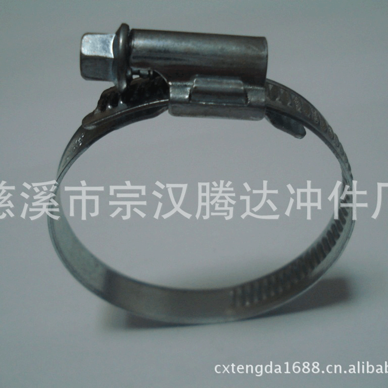 厂家现货供应德式偏头  金属喉箍 不锈钢201/304/316双钢丝喉箍