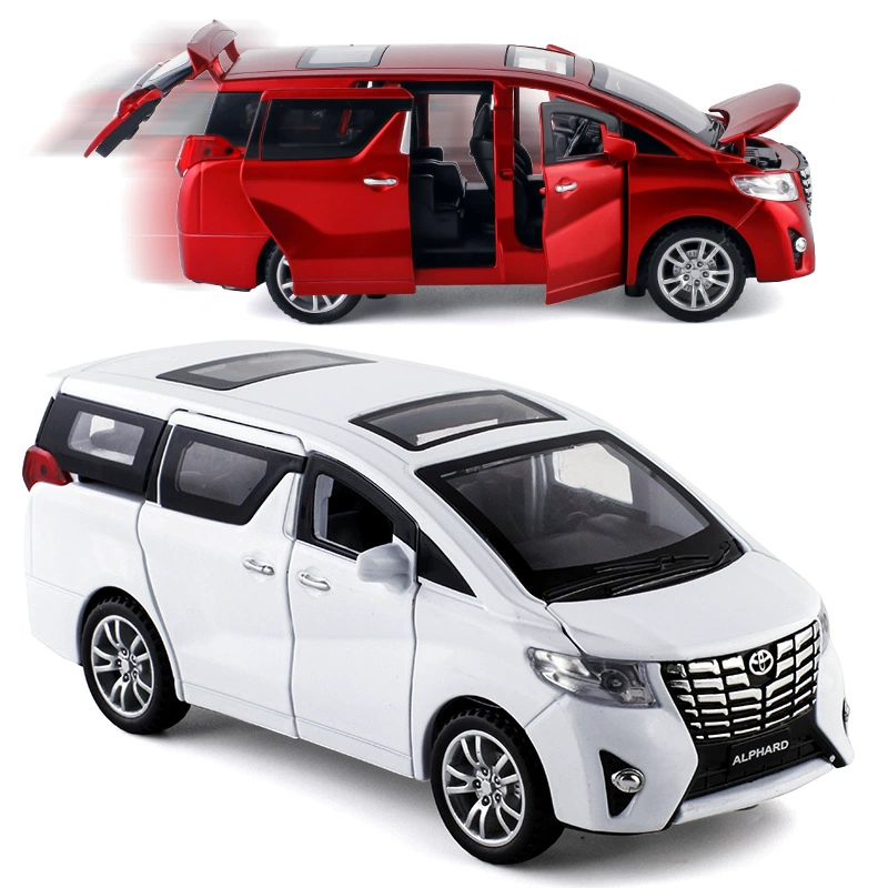 嘉业 Toyota, воинственные, реалистичная металлическая модель автомобиля с светлой музыкой, масштаб 1:32