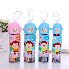 Creative portable 12/18/24/36 color watercolor pens painting set, washable colored art supplies wholesale