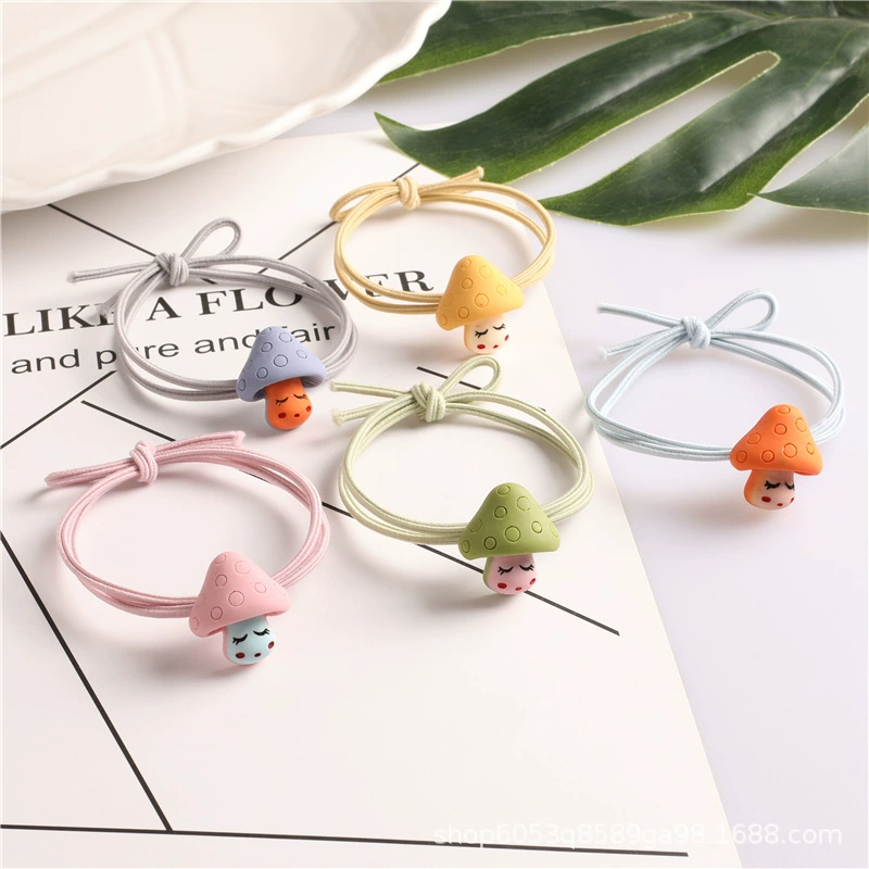 Сетка красный сладкий и застенчивый маленький грибной веревка для волос