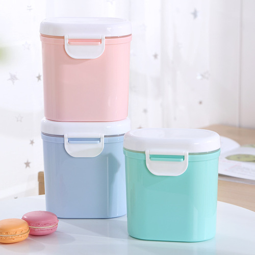 Infant milk powder box portable out-of-home large-capacity storage tank home sealed fresh food storage box wholesale