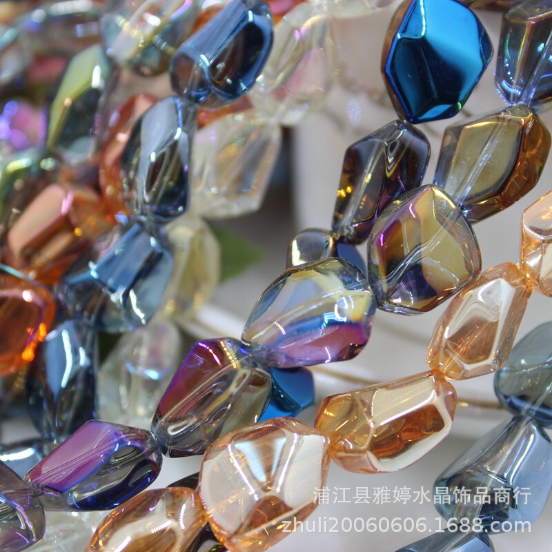 DIY shaped crystal pendant glass pearled plated diamond stone necklace hair accessories earrings accessories DIY shaped crystal pendant glass pearled plated diamond stone necklace hair accessories earrings accessories