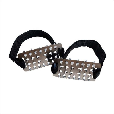 大26齿冰爪加强防滑鞋套户外登山雪地不锈钢板冰抓锰钢雪爪|ru