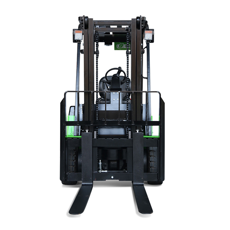 Zhongli 3,5 toneladas de carretilla elevadora eléctrica elevación de carga y descarga de carretilla elevadora de batería de litio carretilla elevadora eléctrica de balance pesado