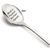 Family family tableware My Peanut Butter Spoon long -handle peanut sauce spoon stainless steel spoon