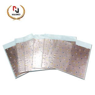 Aluminum foil food packaging customized square color printing tablet 1.2 Silk chocolate packaging candy pure aluminum foil packaging