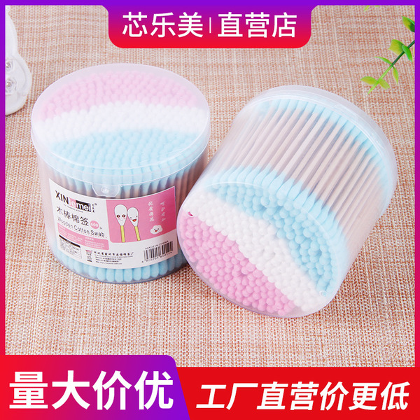 Disposable cotton swabs