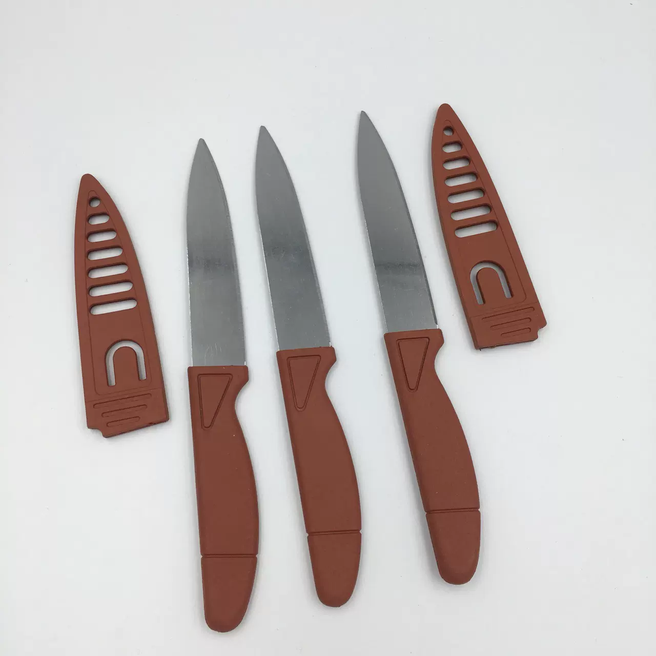 工厂批发一元店货小红水果刀小刀家用削皮器瓜果刀削皮刀不锈钢刀