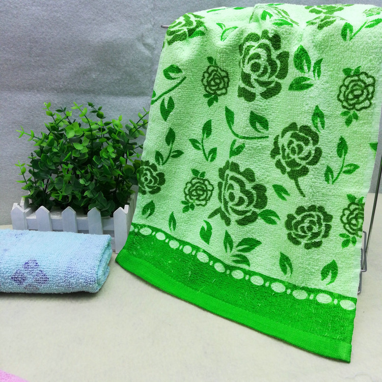 Tryckt bomullsansiktshandduk absorberande och mjuk_voghion.com