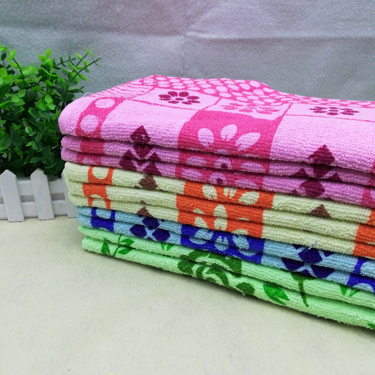 Tryckt bomullsansiktshandduk absorberande och mjuk_voghion.com