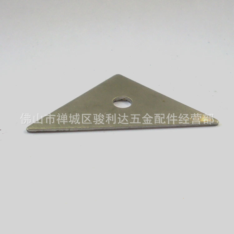 Stainless Steel Triangular Sealing Sheet Shelf Display Furniture Hardware Decoration Engineering Accessories