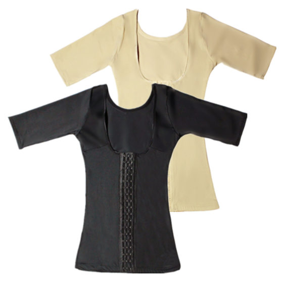Buckle Short-Sleeved Abdomen Tinker Waist Body-Shaping Top Restraint Body-Shaping Underwear Split Vest Body-Shaping Clothes Large Size Women