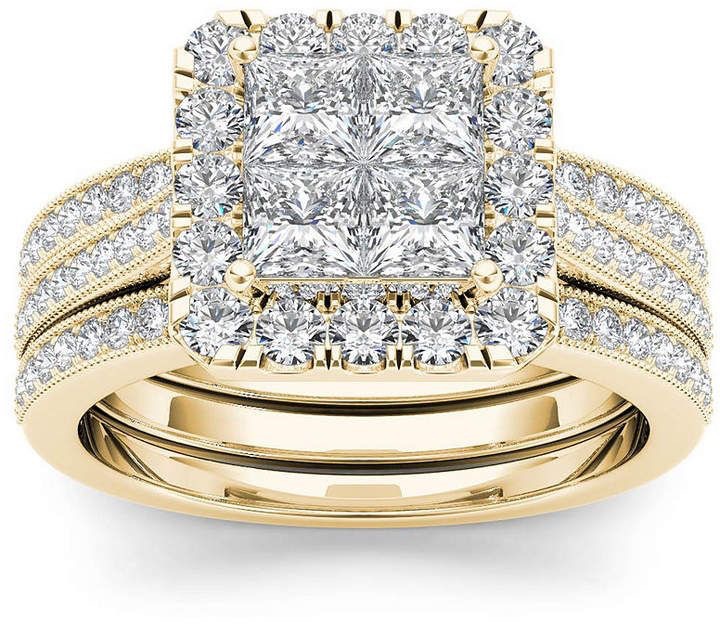 Sanjie Amazon Venta caliente europeo y americano pareja anillo chapado en oro con incrustaciones de circón anillo directo de fábrica joyería clásica