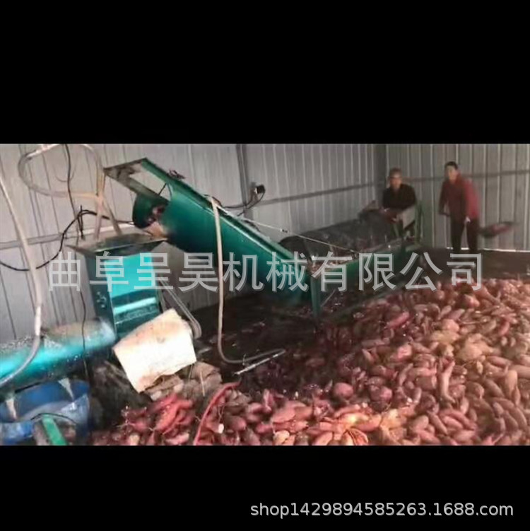 钢筋滚笼洗薯机 洗生姜红薯去泥效果好 自动上料配家用打粉机
