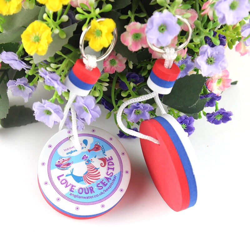 Guangzhou Manufacturers Produce Waterproof Keychains, Floating Keychains, and Eva Gift Keychains