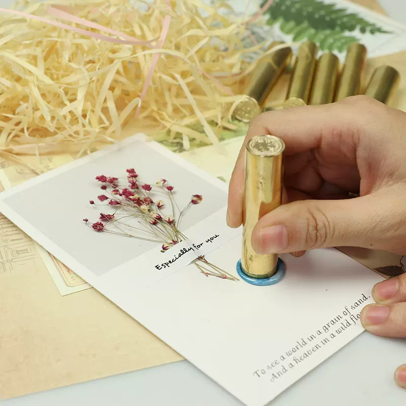 定制火漆印章小铜柱现成图案可定刻迷你欧彩黄铜蜡封印章来图定做
