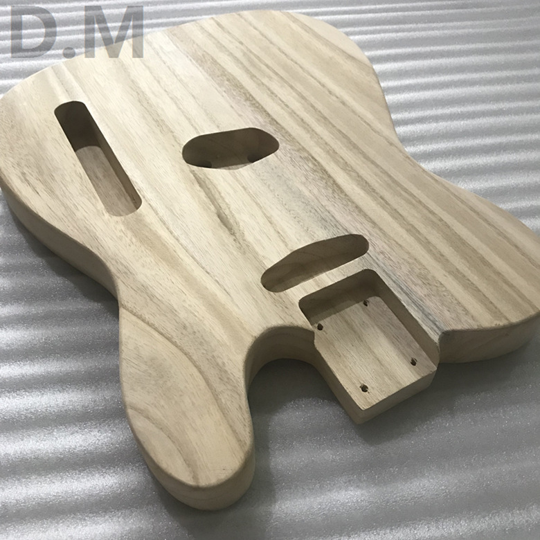 Accesorios de guitarra eléctrica TL guitarra eléctrica barril guitarra eléctrica cuerpo de madera cruda Arce TL cuerpo de guitarra eléctrica