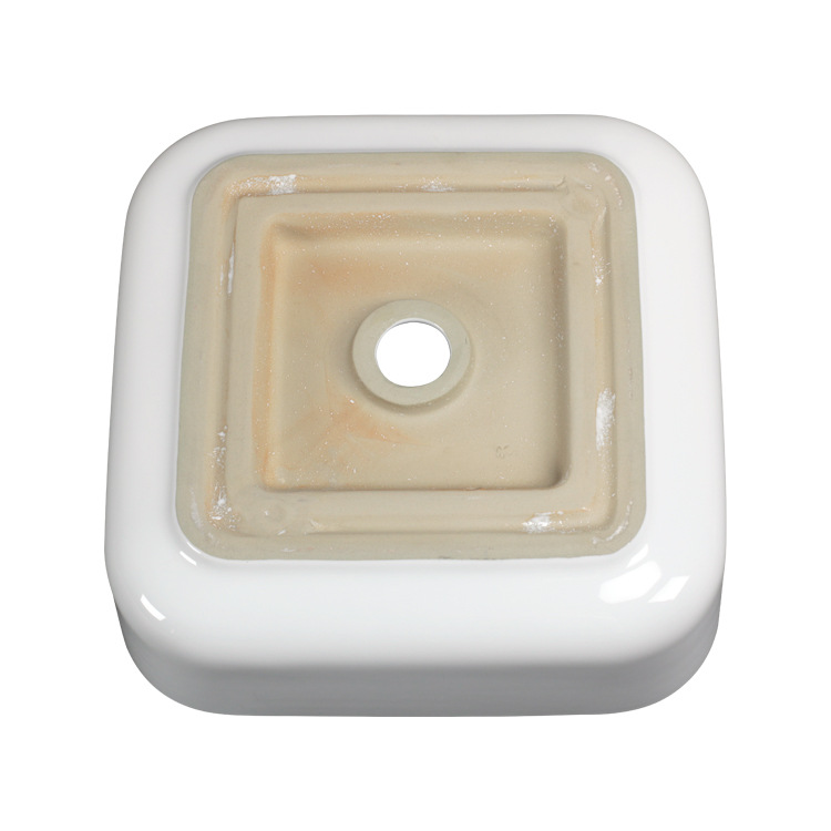 Hengying lavabo cuenca arte redondeado cuadrado de cerámica integrado simple moda estilo Nórdico