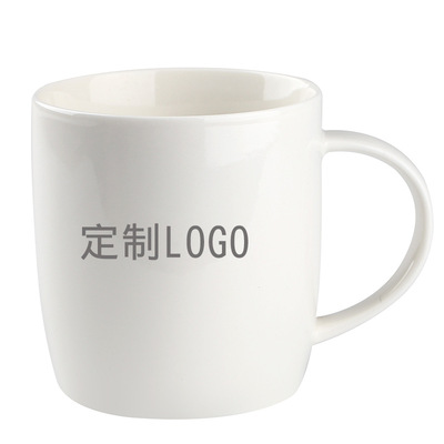 马克杯来图LOGO图案二维码刻字印字酒店礼品陶瓷广告杯