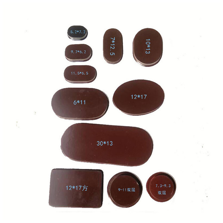 Multi-tamaño redondo base de madera artesanía decoración base hecha a mano muñeca de arcilla muñeca base de madera