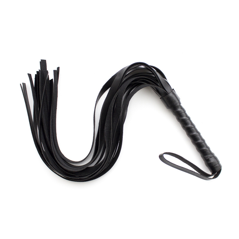 Sexy leather men's and women's small leather whip alternative toys training Queen loose whip adult supplies factory direct supply