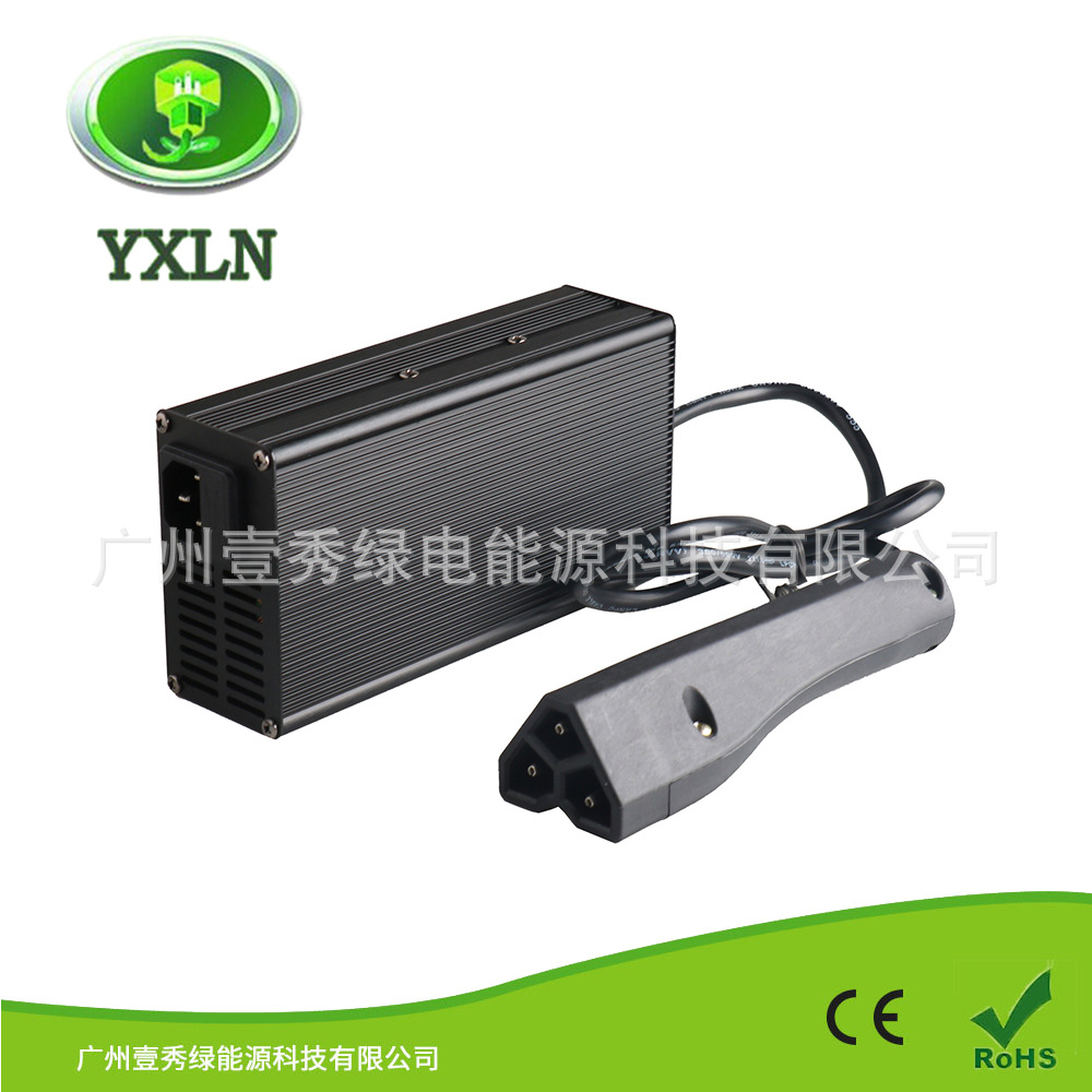 YX-300W 48V5A高尔夫球车充电器磷酸铁锂电池58.4V5A 带 RXV 插头
