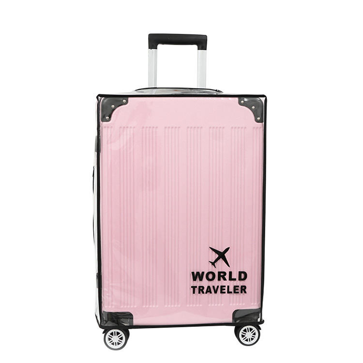Thickened Wear-resistant Waterproof Suitcase Dustproof Cover Luggage Case PVC Zipper Transparent Case