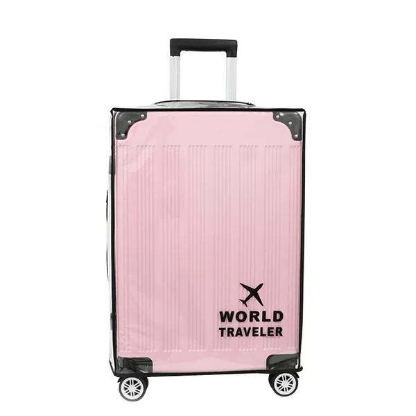 Thickened Wear-resistant Waterproof Suitcase Dustproof Cover Luggage Case PVC Zipper Transparent Case