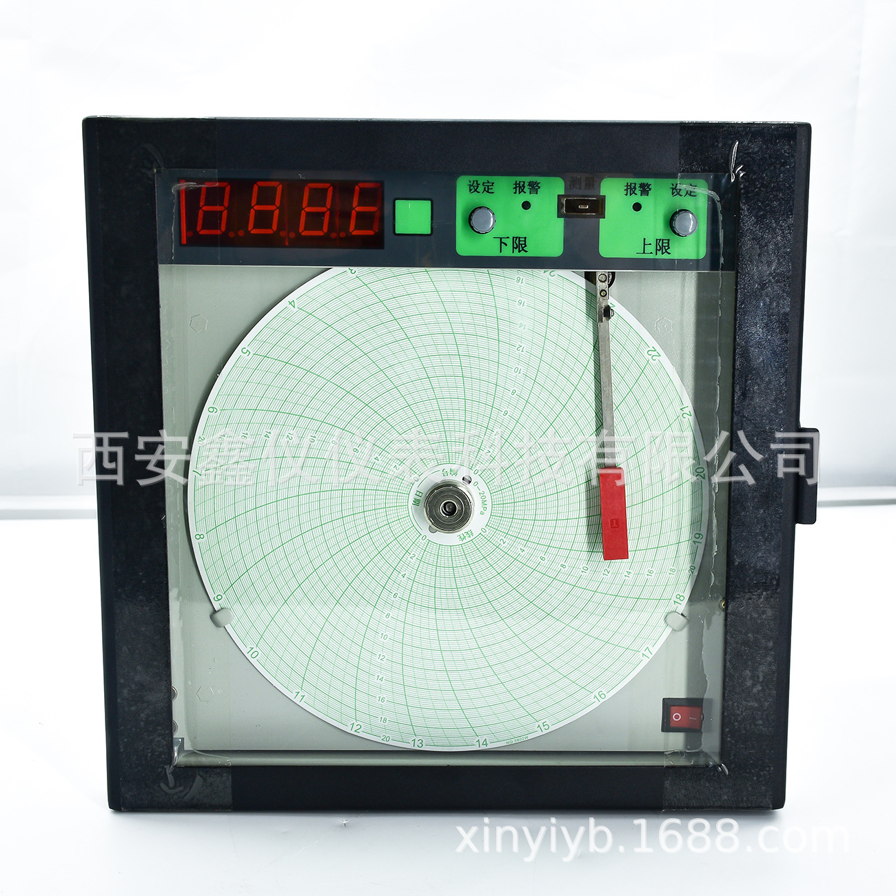 圆盘记录仪有纸记录仪圆盘保压仪压力天平管道试压带传感器