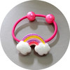 Children's cartoon cute small elastic hair rope for early age, hairgrip