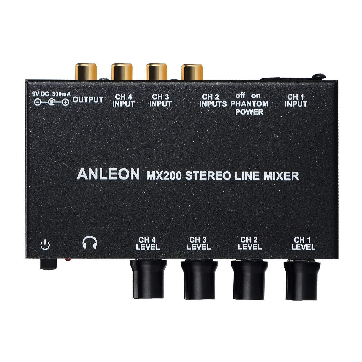 ANLEON MX200 RCA 미니 믹서