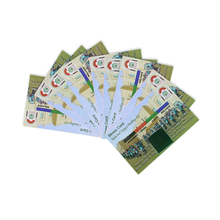 Настроение стресс тестовая карта ЖК-датчик температуры обесцвечивания UV тестовая карта эмоциональный стресс тестовая карта