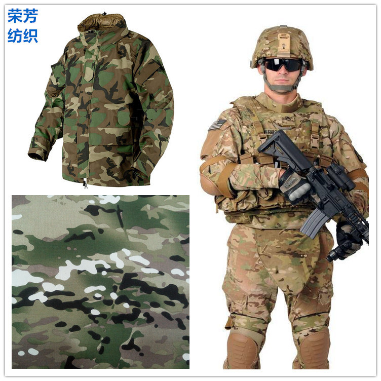 全棉布108*56斜纹迷彩布16*12纱卡迷彩服装面料帽子布现货批发