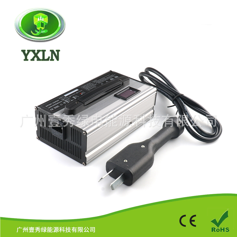 ROHS认证大八角插头高尔夫球车充电器36V20A10串900W充电器