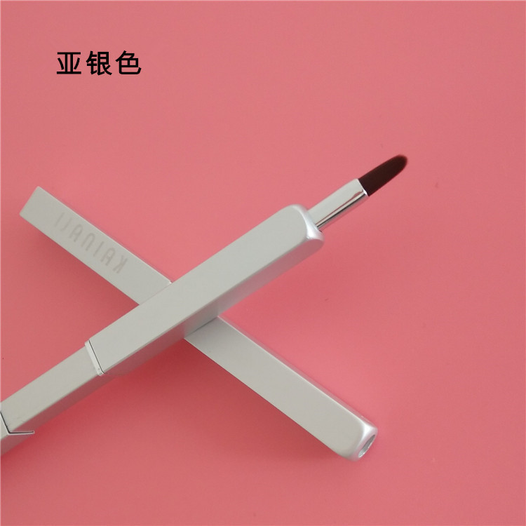 Cepillo de labios retráctil con tapa corrector cepillo de maquillaje cepillo de lápiz labial Cangzhou Factory cepillo de labios herramienta de maquillaje pequeña
