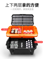 Car storage box storage box car storage box plastic storage box multifunctional vehicle trunk storage supplies
