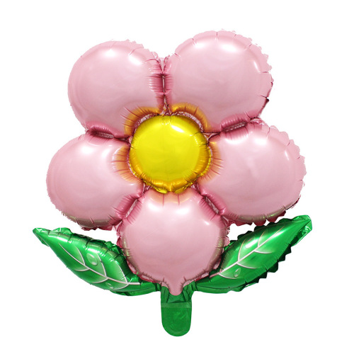 Baby full moon children's first birthday party arrangement plum blossom balloon wedding wedding room decoration five-petal flower balloon